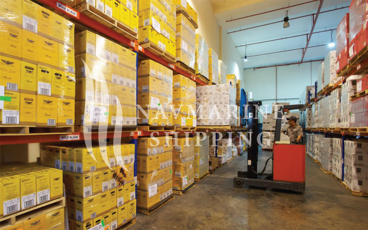 Shipping warehouse cargo